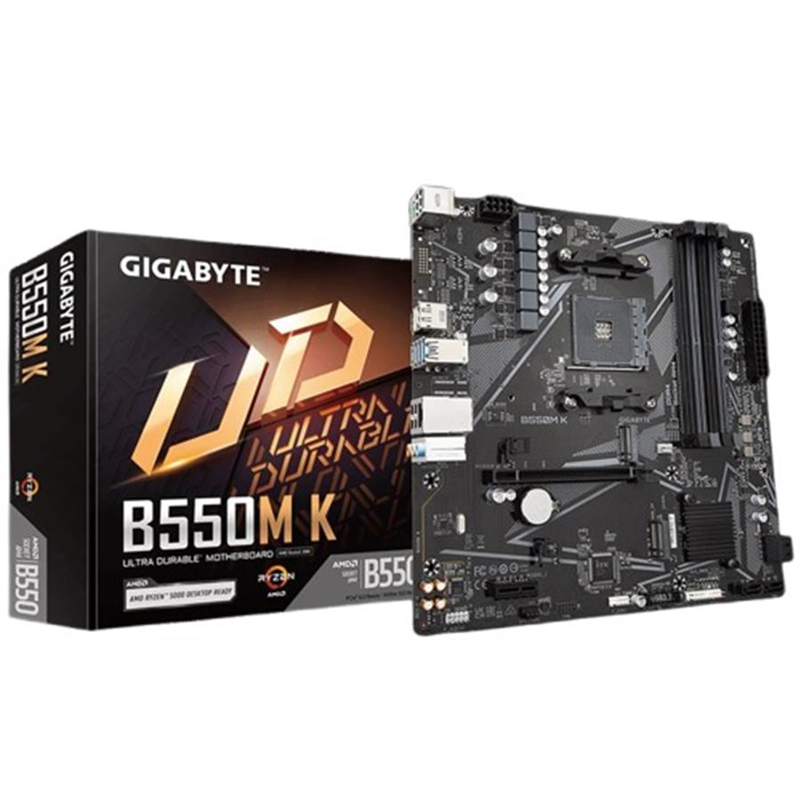 Mother Gigabyte B550M K DDR4 AM4 (Serie 3000/4000/5000)