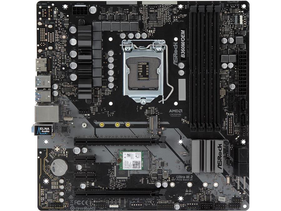 Motherboard Asrock B360m Oem