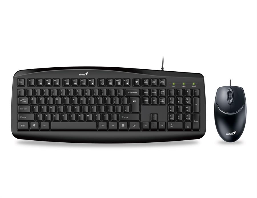 Teclado+Mouse Genius KM-200 USB BLK
