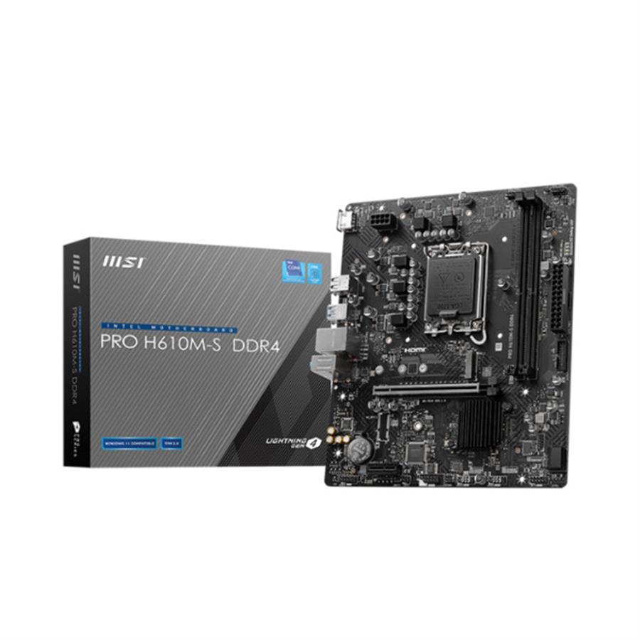 Motherboard MSI PRO H610M-S DDR4 1700 (12va/13va/14va Gen)