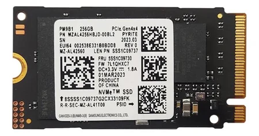 SSD M.2 NVME 256GB 2242 PCIE 4.0