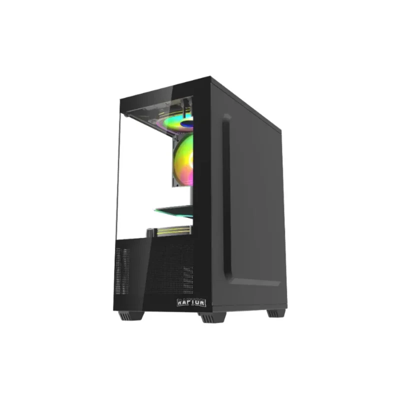 ID1034-Gabinete Raptor Nova Prime TG x2 Mid-Tower RGB Fan x3 Black-3 Gabinete Raptor Nova Prime TG x2 Mid-Tower RGB Fan x3 Black