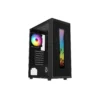 Gabinete Raptor Vortex TG Mid-Tower RGB Back Fan x1 + Led Front w/button control