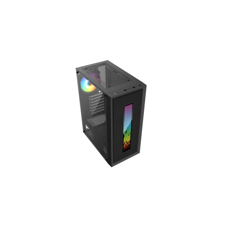 Gabinete Raptor Vortex TG Mid-Tower RGB Back Fan x1 + Led Front w/button control