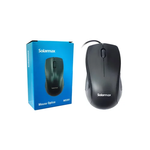 ID1153-MOUSE SOLARMAX MO201 USB CABLE 1MTS 1200DPI NEGRO MOUSE SOLARMAX MO201 USB CABLE 1MTS 1200DPI NEGRO