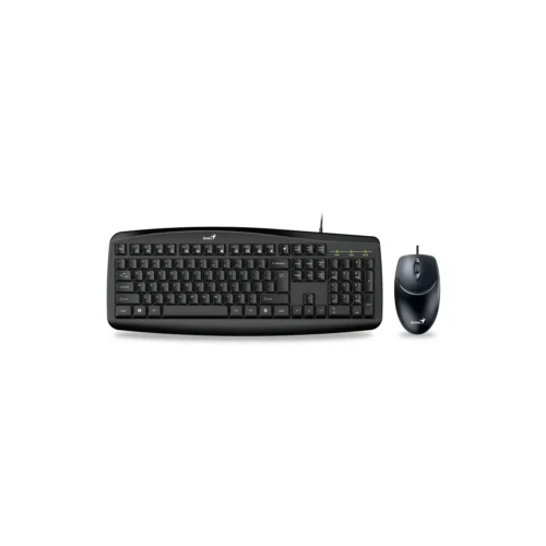 ID1224-Teclado+Mouse Genius KM-200 USB BLK-1 Teclado+Mouse Genius KM-200 USB BLK