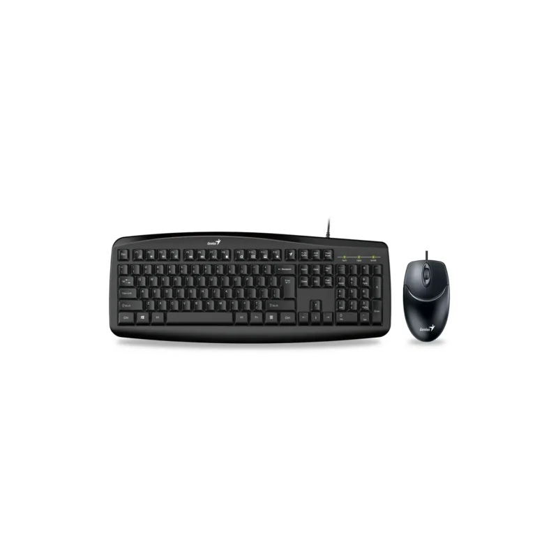 ID1224-Teclado+Mouse Genius KM-200 USB BLK-1 Teclado+Mouse Genius KM-200 USB BLK