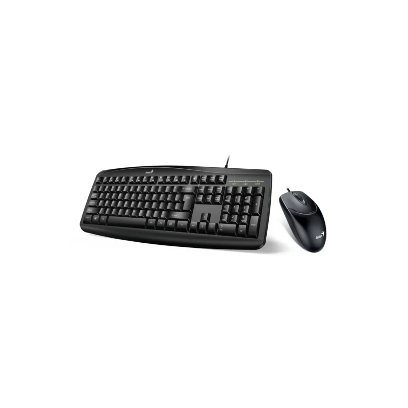 ID1224-Teclado+Mouse Genius KM-200 USB BLK-2 Teclado+Mouse Genius KM-200 USB BLK