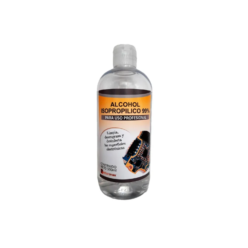 Alcohol isopropílico 99% pastermax botella 500ml