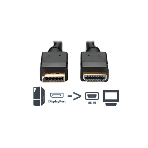 CABLE DISPLAYPORT M A HDMI M 1.8M - NO ES BIDIRECCIONAL