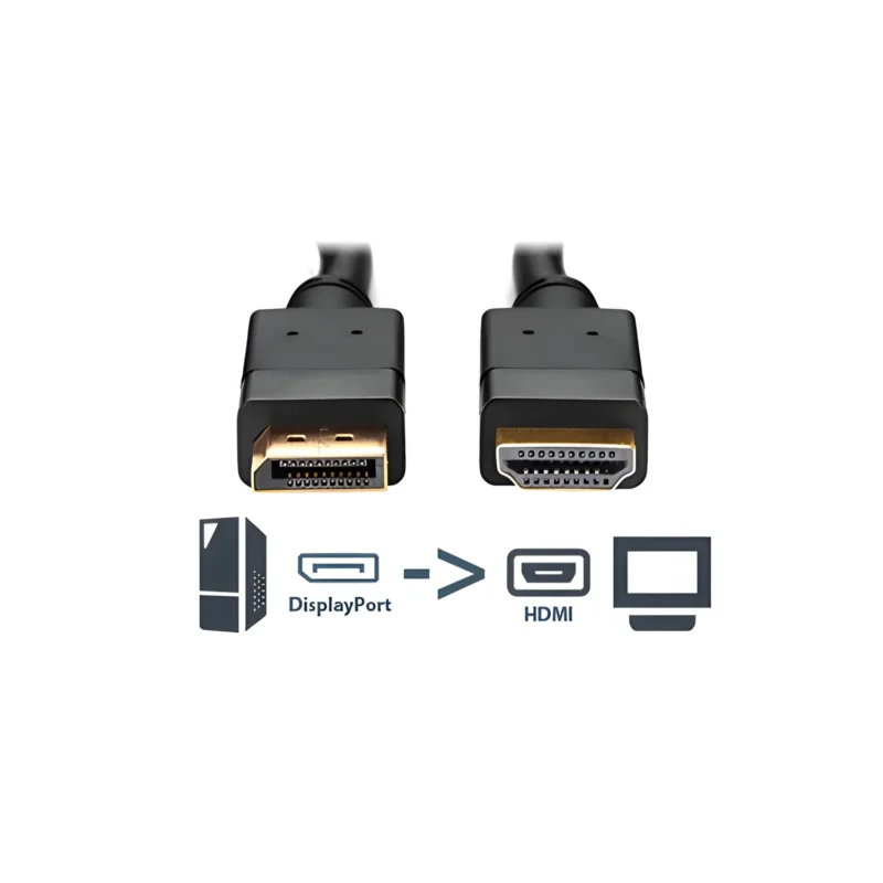 CABLE DISPLAYPORT M A HDMI M 1.8M - NO ES BIDIRECCIONAL